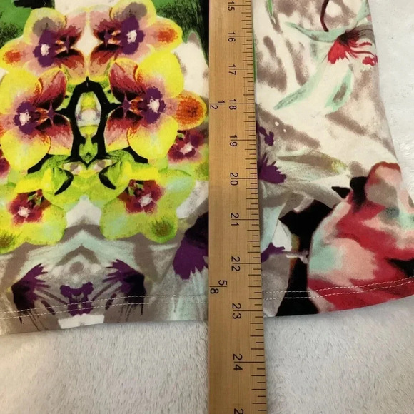 Prabal Gurung For Target XS Floral Tulle Lace Sleeveless Sheer Top Tropical - Picture 3 of 6